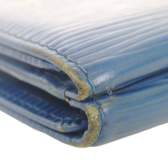 134160AB Louis Vuitton Wallet Blue Epi Leather - Picture 7 of 13